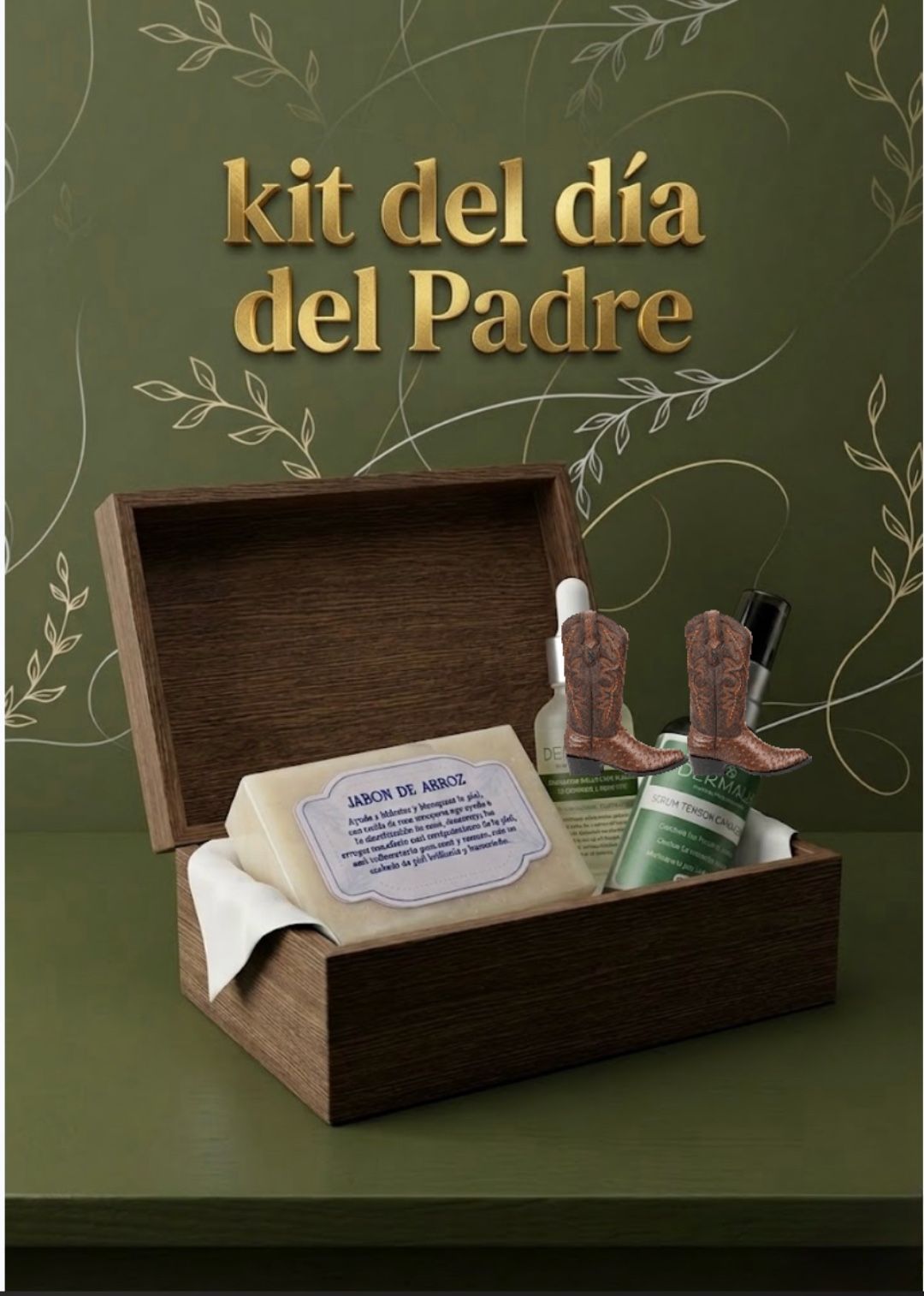 Kit para papá,(incluye 2 sueros y 1 jabón)
